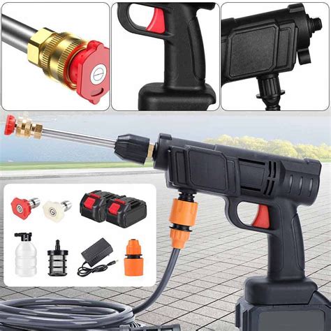 Battery Portable Cordless Car High Pressure Washer Jet Water Wash