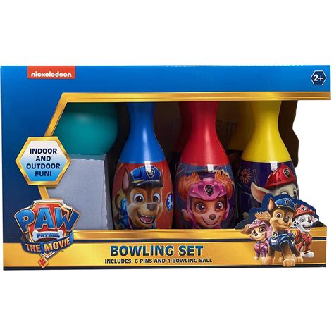 Paw Patrol Movie Bowling Set In Display Box Walmart