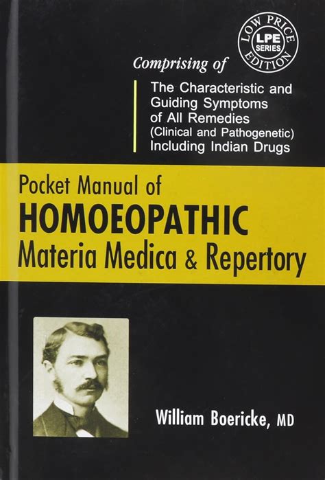 Pocket Manual Of Homeopathic Materia Medica And Repertory And A Chapter