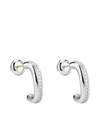 Tane M Xico Eletra Diamond Earrings Silver Farfetch Tr