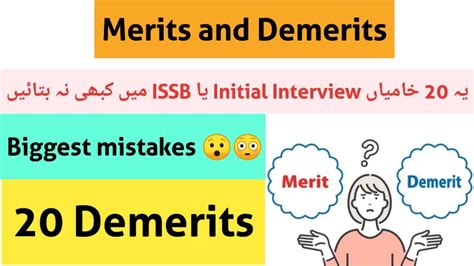 How To Write Merits And Demerits 20 Demerits Examples For Initial