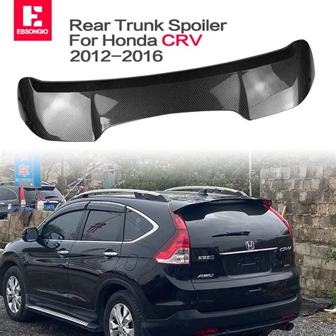 Car Rear Roof Spoiler For Honda Crv Cr V Abs Plastic Diy