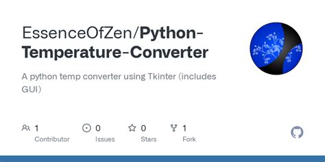 Python Temperature Converter Temperature Conversion Py At Master · Essenceofzen Python