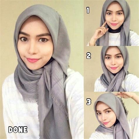 Tutorial Hijab Simple Segi Empat Untuk Wisuda Ragam Muslim