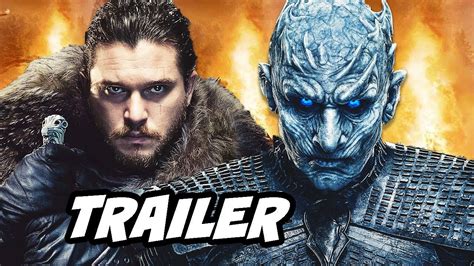 Game Of Thrones Season 8 Trailer Jon Snow Vs White Walkers Easter