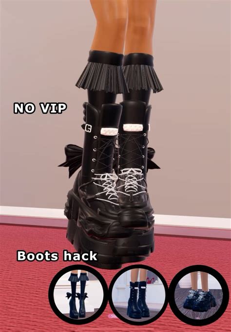 Dress To Impress No Vip Boots Hack In 2024 Fancy Dress Code Dress To