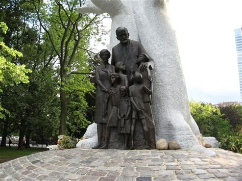 Janusz Korczak Monument Warsaw