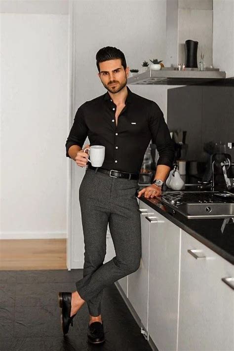 Best Colour Pants To Wear With Black Shirt Black Shirt Combination