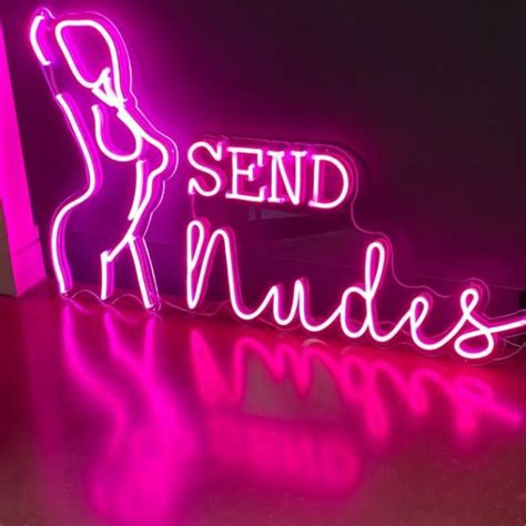 Elegant Nude Neon Light Art Sexy Neon Signs For Sale