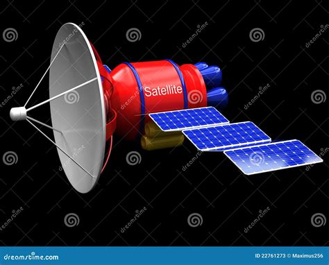 Model Of An Artificial Satellite Stock Photos - Image: 22761273