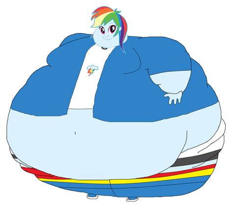 Fat Rainbow Dash EQG 2 by TheGothEngine on DeviantArt