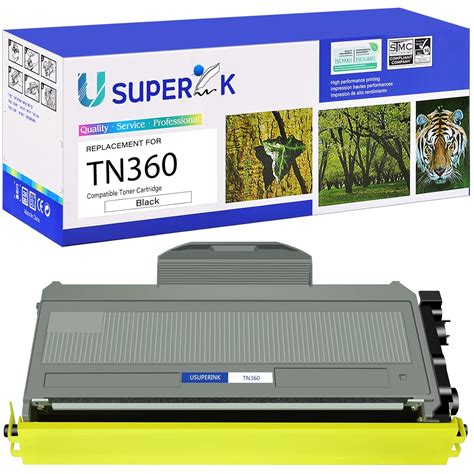 Superink High Yield Compatible Toner Cartridge Replacement For Brother Tn360 Tn 360 Tn330 Tn 330