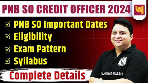 PNB SO Credit Officer 2024 PNB SO Salary Eligibility Exam Pattern