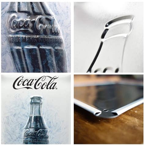 Placa Decor Metalica 20x30 Cm Coca Cola Ice Cold EMAG Ro