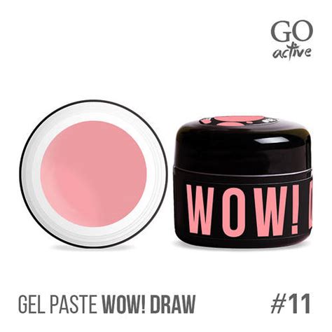 Гель-паста для ногтей GO Active Gel Paste Wow Draw №11 Розовый 4 г ...