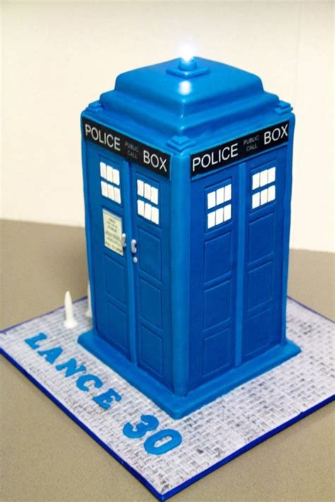 Tardis Cake - CakeCentral.com