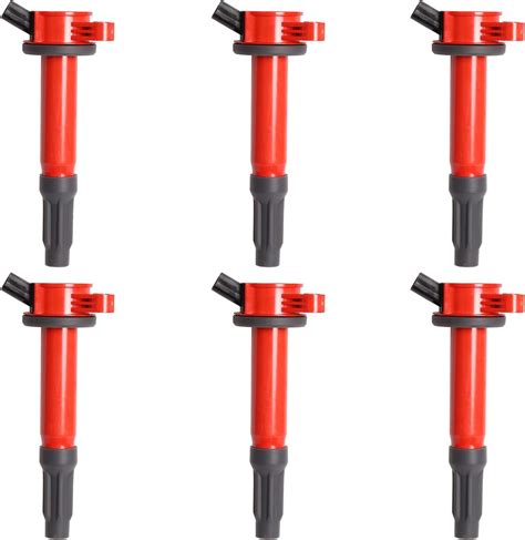 Amazon Ena Set Of Red Ignition Coil Pack Compatible With Mercury