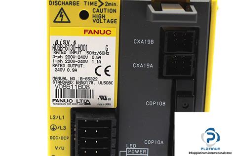 Fanuc A B H Servo Amplifier Platinum International