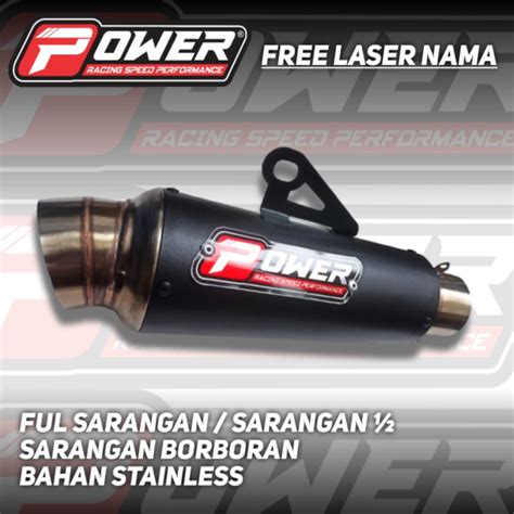 Jual Knalpot Inlet Tabung Slincer Power Racing Pnp All Motor