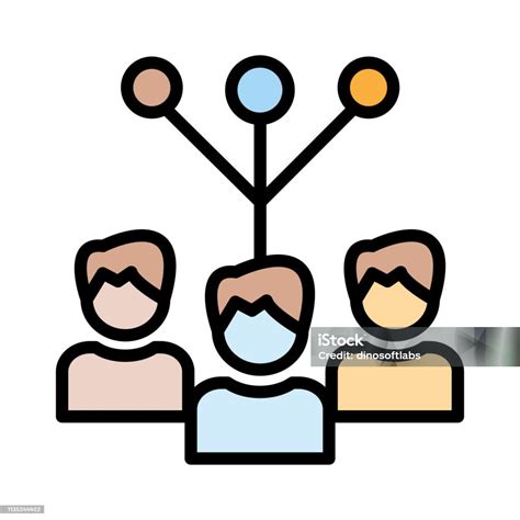 Team Connection Network Stock Illustration - Download Image Now - Adult ...