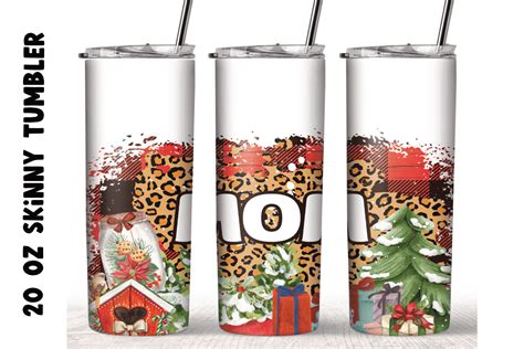 Christmas Mom Plaid Tumbler Sublimation Graphic By Jaiprakan A