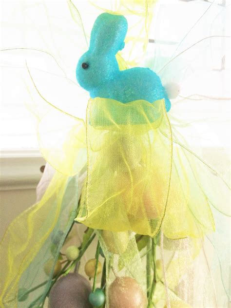 Easter Bunny Swag Front Door Swag Easter Swag Spring Door Etsy