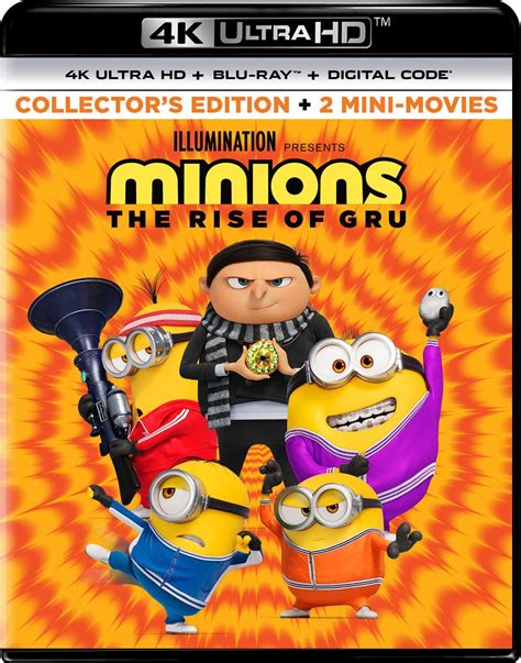 Minions The Rise Of Gru 4k Blu Ray