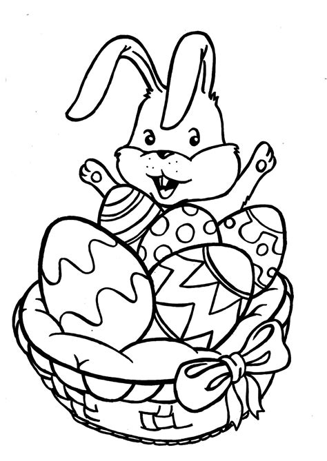 Dibujo De Conejo De Pascua Para Colorear Colorea El Dibujos