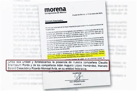 Pide Morena A Gobernadores Promover ¡a Corcholatas