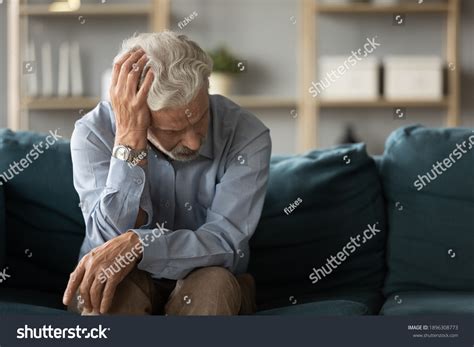 Frustrated Unhappy Middle Aged Mature Man Stock Photo Shutterstock