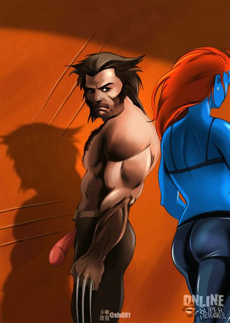 Rule 34 Female Human James Howlett Male Marvel Mutant Mystique Online Superheroes Wolverine X