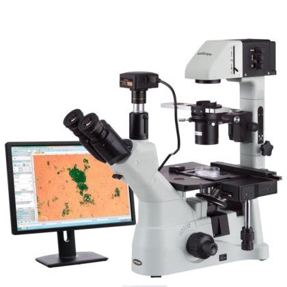 Amscope In Series Inverted Infinity Corrected Phase Contrast