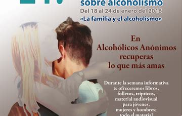 Xxi Semana Nacional De Informaci N Sobre El Alcoholismo Compartiendo