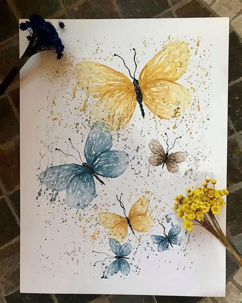 Beautiful Watercolor Butterfly Painting Ideas Beautiful Dawn Designs