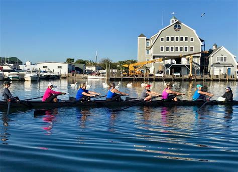 CBC moms rowing with the swans! - CBC Rowing