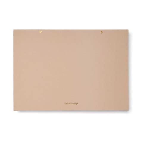 Nude A Undated Monthly Desk Calendar Write Concept