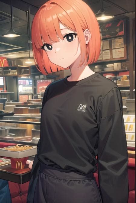 Ai Art Lora Model Yoru Mac Mother Mcdonalds Pixai