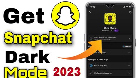 How To Enable Dark Mode On Snapchat Snapchat Dark Mode Android