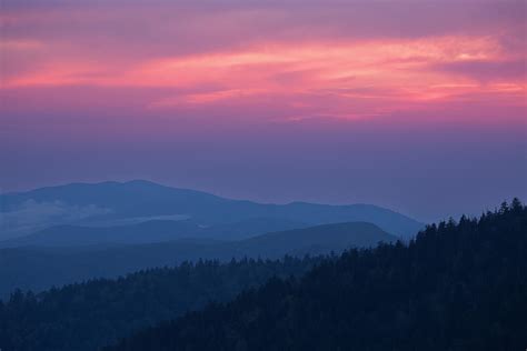 Twilight Great Smoky Mountains Photograph By Dean Pennala Fine Art