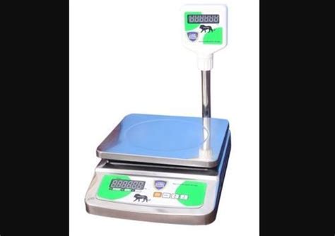 Electric Stainless Steel Table Top Weighing Scale At Inr In