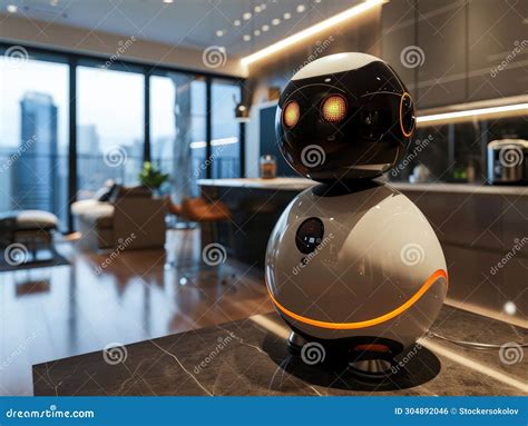 Ai Robot Helper In Hime Smart Living With Robotic And Artificial