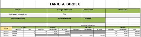 Que Es Kardex