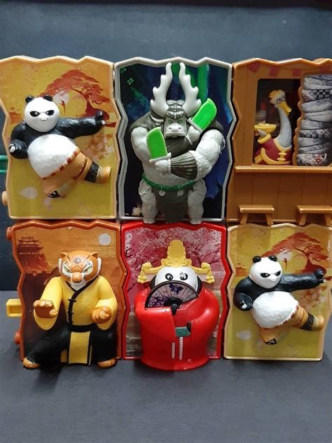 Kung Fu Panda Set Of Mcdonald S Happy Meal Movie Full Off