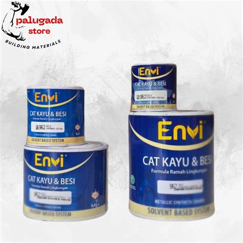 jual cat envi emas kayu besi solvent based metallic synthetic