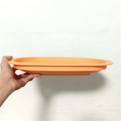 Tupperware Ml Legacy Floria Serving Party Platter Oval Plate