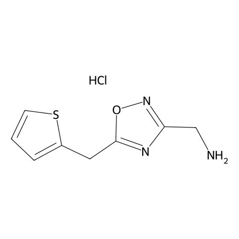 Thienylmethyl Oxadiazol Yl Methanamine Hydrochloride