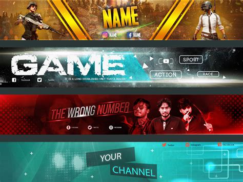 Youtube Channel Art Gaming By Shipukhan On Dribbble