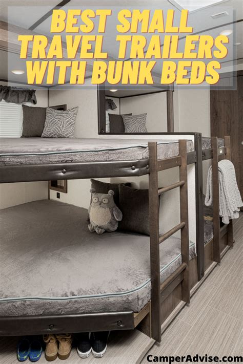 Best Small Travel Trailers with Bunk Beds | Small travel trailers, Bunk beds, Camper bunk beds