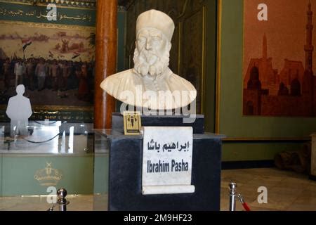 Kairo Ägypten Januar 7 2023 Ibrahim Pascha Statue ein osmanischer