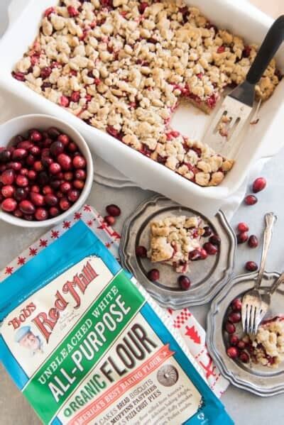 Fresh Cranberry Shortbread Bars House Of Nash Eats